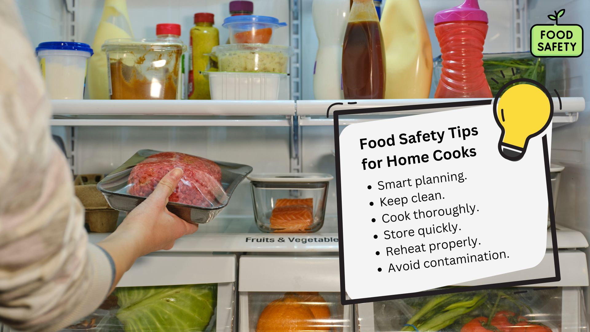 Food safety tips for home cooks